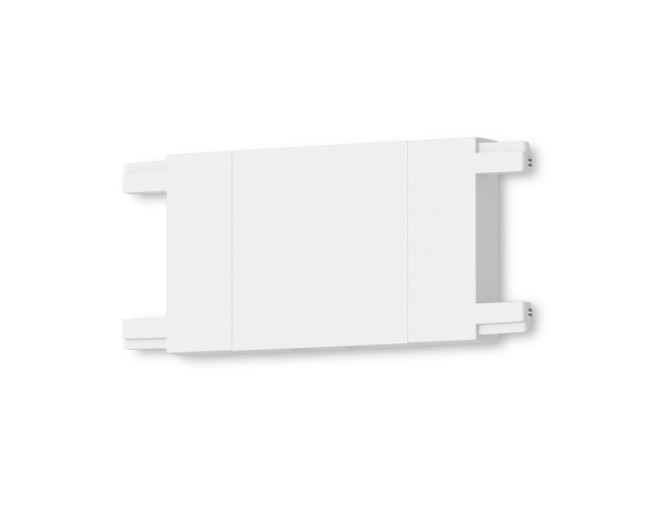 Коннектор прямой для накладного шинопровода Magnetic Ultra Slim GV1107 WH белый 46*26*26 Ambrella Light