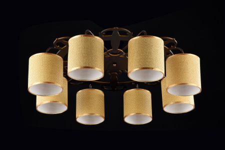 Потолочный светильник 8*E14 40Вт Коричневый IP20 Timone FR5100-CL-08-BR Freya