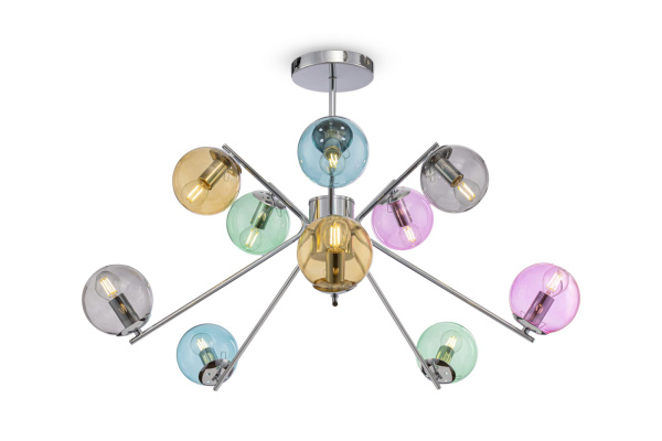 Люстра 10*E14 40Вт Хром Nancy FR5083PL-10CH Freya