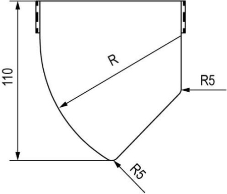 Крышка д/угла гор.изм.CPO 0-44 осн.200 цинк-ламельная DKC