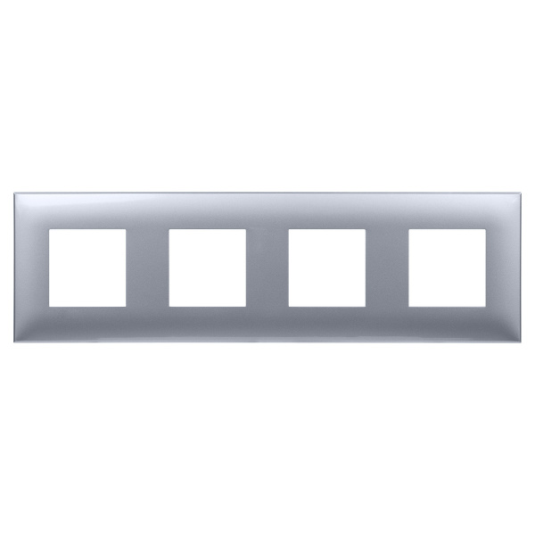 Рамка "Avanti", "Закаленная сталь", 4 поста (8 мод.) DKC
