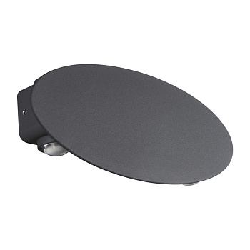 Ландшафтный настенный св-к IP54 LED 4000K 8W 85-265V CALLE темно-серый C NOVOTECH
