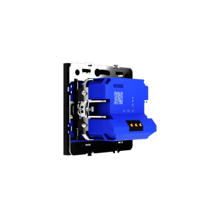 Светорегулятор встраиваемый Voltum S70 поворотно-нажимной 600 Вт, (черный матовый)