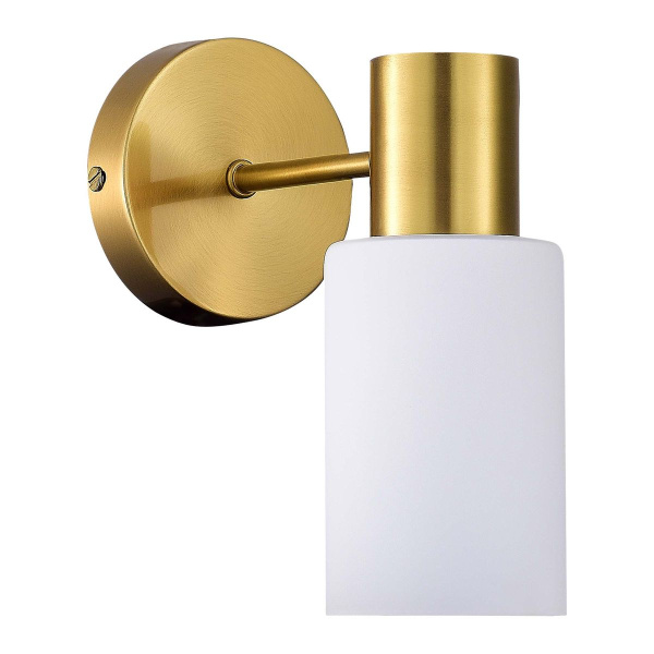 Бра Латунь/Белый E14 1*60Вт SLE1139-301-01 EVOLUCE