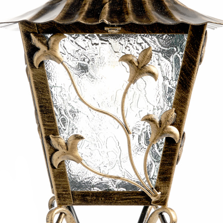 Светильник садово-парковый Feron PL631 на стену вниз 60W 230V E27, черное золото