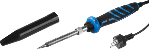 Электропаяльник 40Вт, керамическим нагреватель, конус, с защитным колпачком, 2-к рукояткой, Ceramic PRO ЗУБР