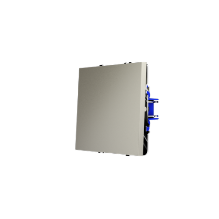 Перекрестный переключатель встраиваемый Voltum S70 одноклавишный 10А, (шелк)