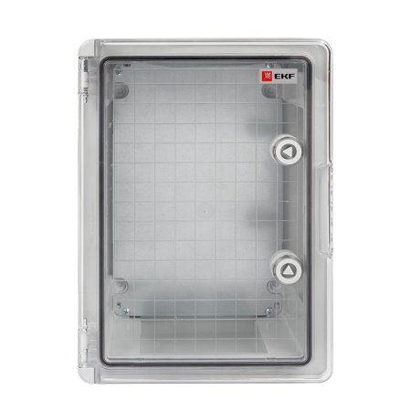 Щит пластиковый с монтажной платой прозр, дверь 500х400х180 мм IP65 PROxima EKF