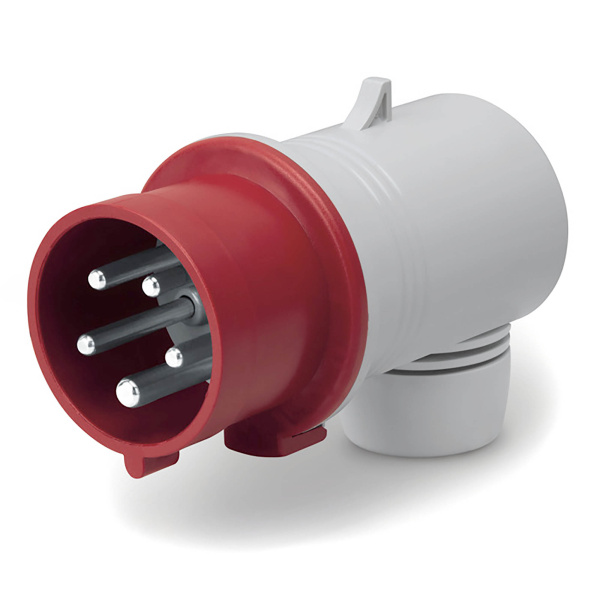 Вилка кабельная угловая IP44 16A 3P+E+N 400В (B) DKC