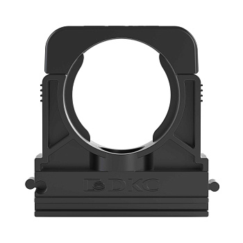 Держатель с крышкой DN 23 мм, полиамид, цвет чёрный DKC