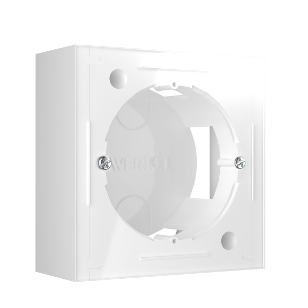 Коробка для накладного монтажа (белый) Werkel