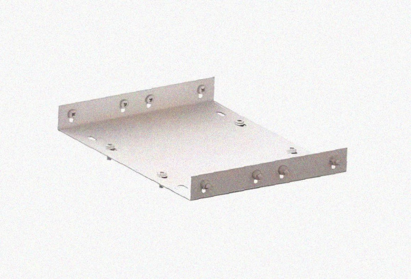 Соединитель лотковый замковый СЛЗ-400х150х1,5 УТ1,5, оцинкованный лист, S1,5