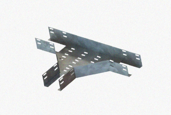 Лоток тройниковый перфорированный ОТ 400х50 УТ1,5, оцинкованный лист S1,5