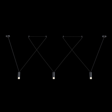 Подвесной светильник 3*G9 6Вт Черный IP20 Davida MOD035PL-03B Technical