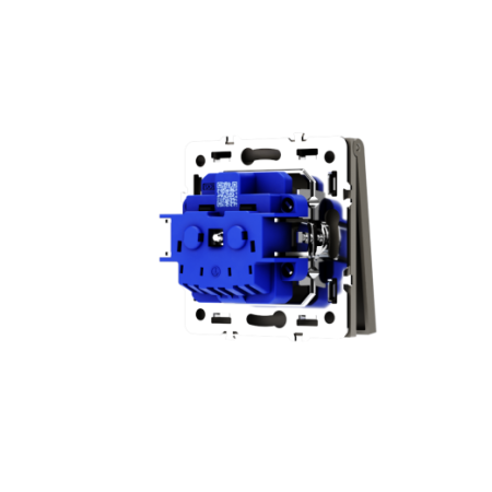 Розетка встраиваемая Voltum S70 с заземлением, защитными шторками и крышкой 16А, (кашемир)