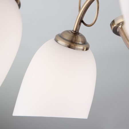 Люстра с плафонами 5*E27 60Вт античная бронза IP20 Stefanie (30107/5 античная бронза) Eurosvet