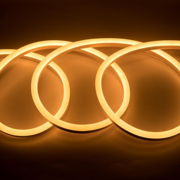 Лента "Гибкий Неон" теплый белый GLS-2835-120-9.6-220-NL-IP67-3 катушка 50м General