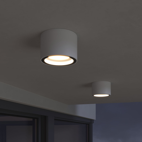 Накладной влагозащищенный светильник 1*GX53 белый IP54 (a057867) Elektrostandard