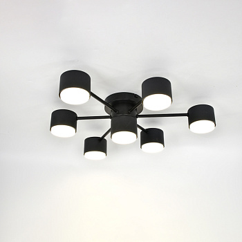 Люстра под лампу GCHL-7GX53-M Черная Стеллар General