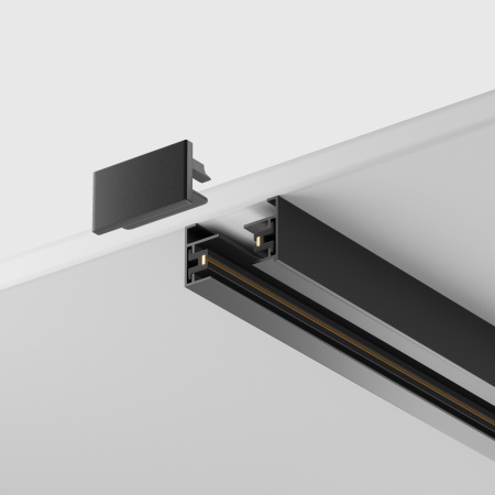 Шинопровод накладной/подвесной 1000мм Черный Single phase track system Unity TRX001-111B Technical