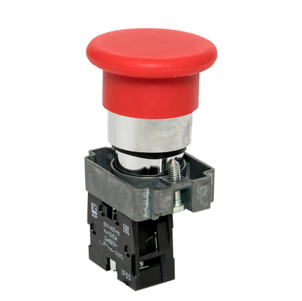Кнопка BC42 грибок красная NC IP65 PROxima EKF