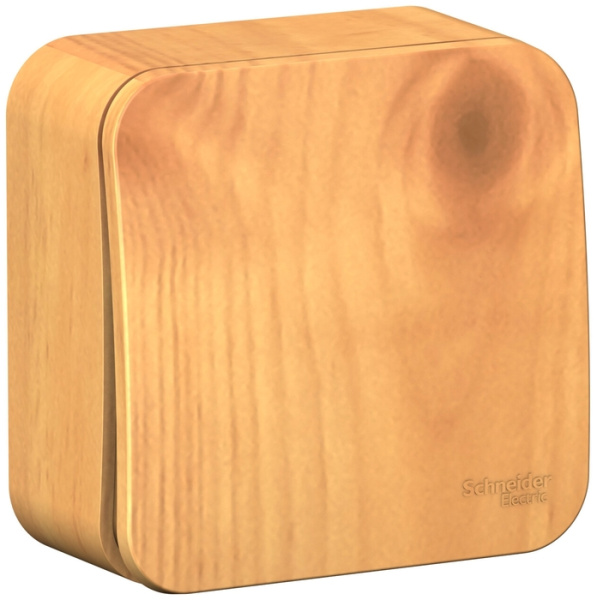 BLANCA Выключатель 1-кл. ОП с изол.палст. ясень 