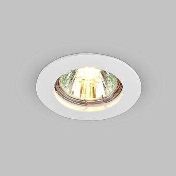 Точечный светильник 1*G5.3 белый IP20 (a030070) Elektrostandard