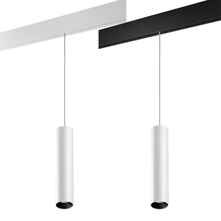 Трековый св-к димм.с ДУ,со сменой цв.темп.IP20 LED 3000~6500К 12W 48V белый FLUM F NOVOTECH