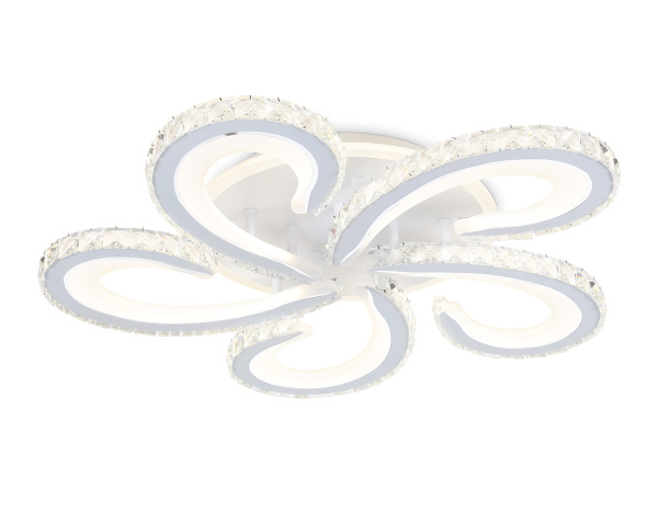 Светильник светодиодный потолочный с пультом FA1703/5 WH/CH белый/хром 149W 3000K-6400K 540*540*90 (ПДУ РАДИО 2.4G) Ambrella Light