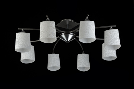 Потолочный светильник 8*E14 40Вт Хром IP20 Ciclo FR5117CL-08CH Freya