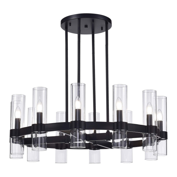 Люстра подвесная Черный/Прозрачный E14 12*15Вт SL1237.403.12 ST LUCE