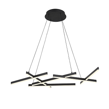 Люстра подвесная Черный/Белый LED 6*13Вт 4000К SL394.413.06 ST LUCE