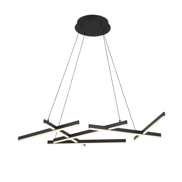 Люстра подвесная Черный/Белый LED 6*13Вт 4000К SL394.413.06 ST LUCE