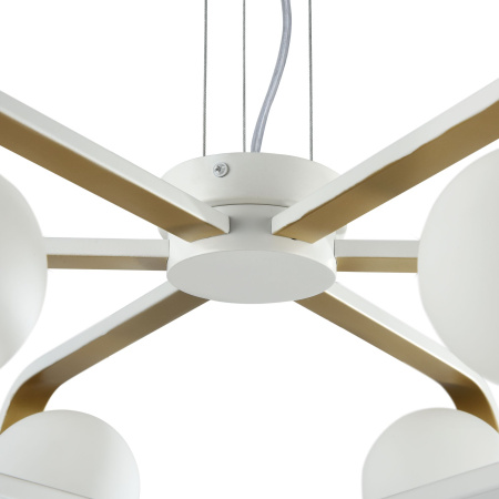 Подвесной светильник 6*G9 40Вт Белый с Золотом IP20 Avola MOD431-PL-06-WG Maytoni