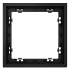 Рамка пластиковая Voltum S70 на 1 пост, (черный матовый)