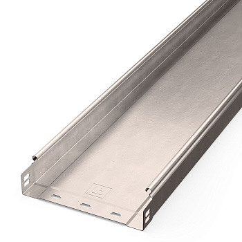 Лоток неперфорированный Стандарт INOX (AISI 409) 200х50х3000 (0,8 мм) (6 м/уп) Промрукав