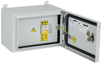 Ящик с понижающим трансформатором ЯТП-0,25 230/42-2 УХЛ2 IP54 IEK