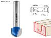 12.7x10мм, радиус 6.35мм, фреза пазовая галтельная ЗУБР