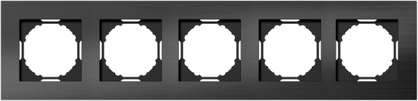 Donel A07 Natural Чёрный Алюминий рамка 5-я, серия DB