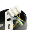 Cветильник настенно-потолочный под лампу GX53 1х12W 230V чёрный HL369 Feron  