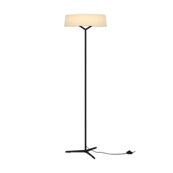 Напольный светильник (торшер) LED 15Вт Черный IP20 Vabi FR6132FL-L15B Freya