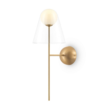 Настенный светильник (бра) 1*G9 40Вт Латунь IP20 Doublety FR5382WL-01BS Freya