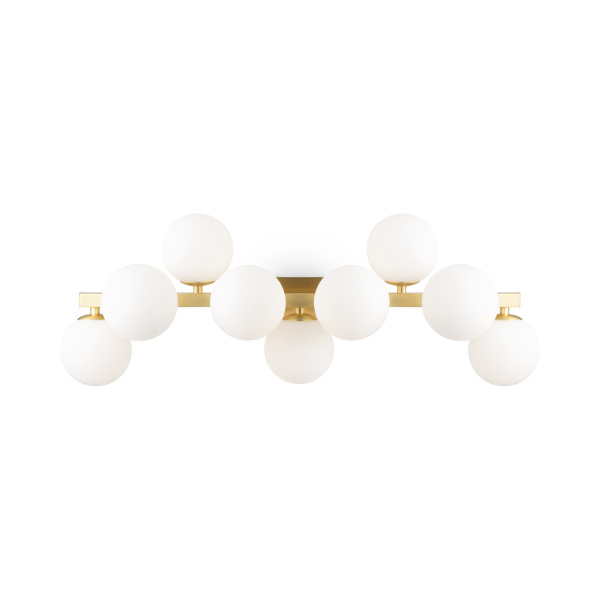 Настенный светильник (бра) 9*G9 28Вт Золото IP20 Dallas MOD547WL-09BS Maytoni