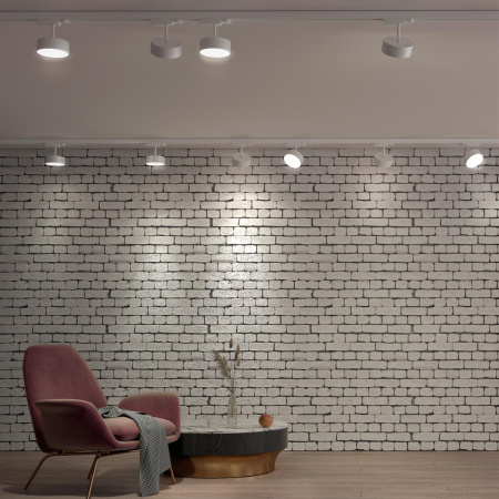 Трехфазный трековый св/д св-к IP20 LED 24W 4000K 2100Лм 100-265V белый PROMETA NOVOTECH