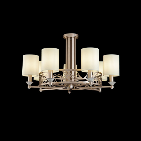 Люстра 7*E14 40Вт Кремовый с Золотом IP20 Vittoria H004CL-07BG Maytoni