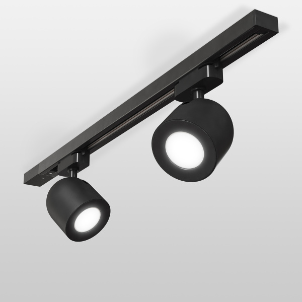 Трековый светильник для однофазного шинопровода MRL 1005 Ogma GU10 черный Elektrostandard