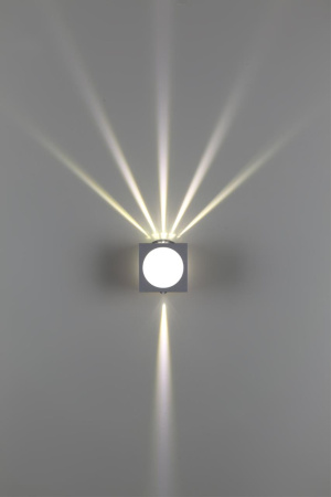 Ландшафтный настенный св-к IP54 LED 4000K 8W 85-265V CALLE темно-серый D NOVOTECH