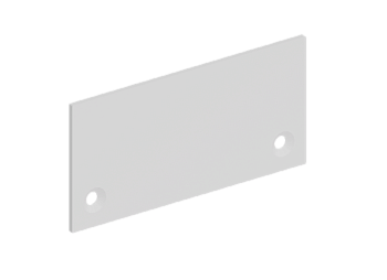 Donel Боковая глухая заглушка для профиля DN18513 Цвет:Белый матовый, RAL9003,Серия:DN8ALE
