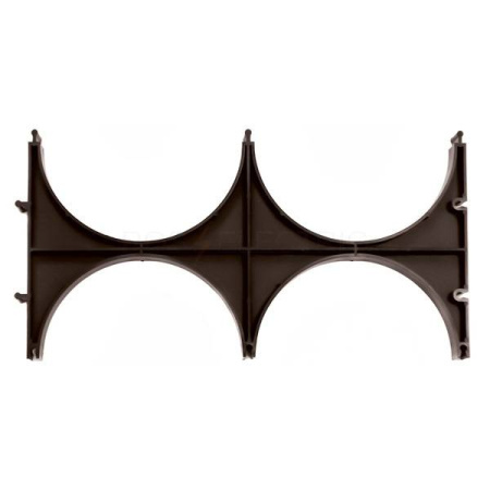 Кластер для двустенных труб d110 мм, тройной, двухсторонний Промрукав