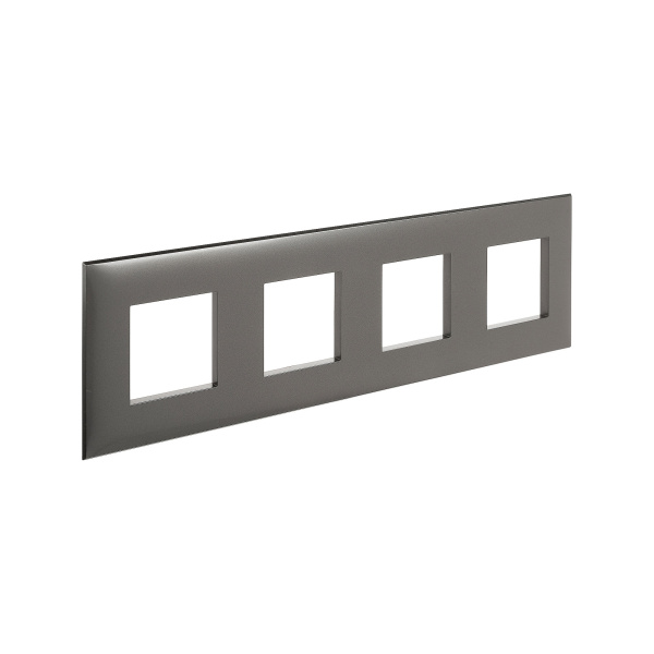 Рамка "Avanti", "Серый жемчуг", 4 поста (8 мод.) DKC